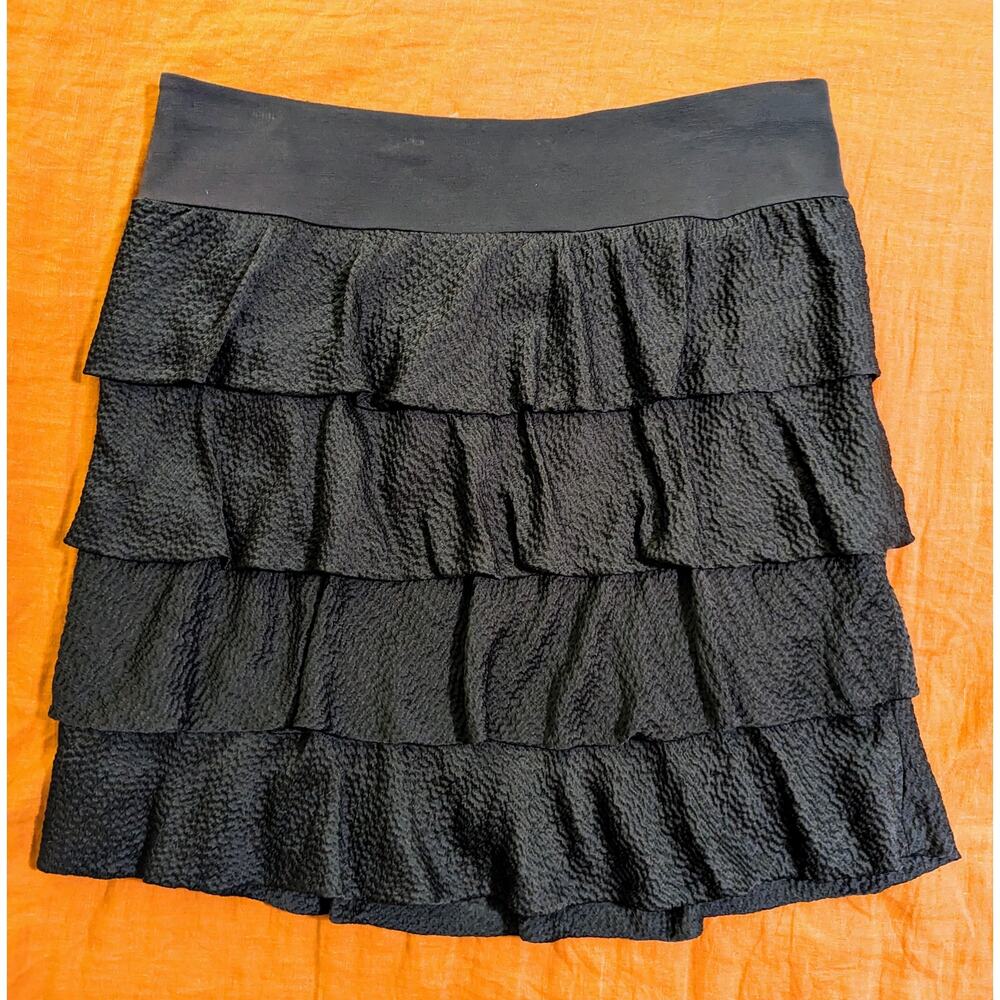 Ann Taylor Silk Tiered Ruffle Skirt - EUC, Size 10